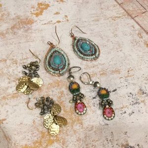 Anthropologie & Ayala Barr Earring Lot